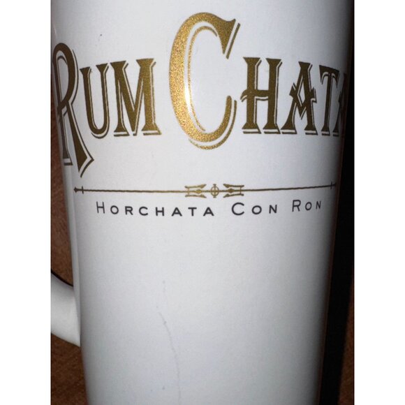 RumChata Tall White Ceramic Coffee Mug - Picture 2 of 5